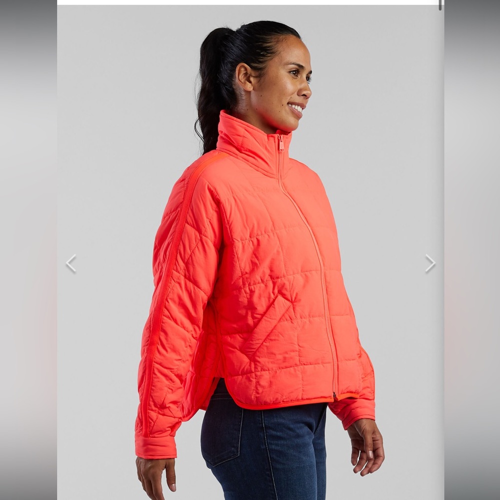 FP Movement by Free People Neon Coral Puffer Jacket